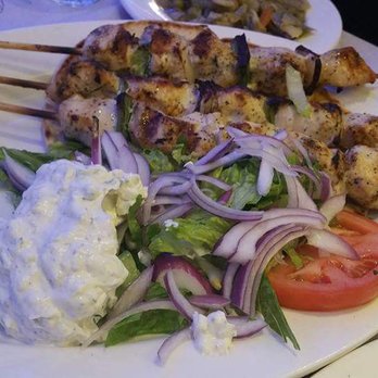 Stamatis Restaurant - Chicken kebabs - tender and flavorful. Love it. - Greek Near Me - Astoria, New York Stamatis Restaurant - Chicken kebabs - tender and flavorful. Love it. - Greek Near Me - Astoria, New York