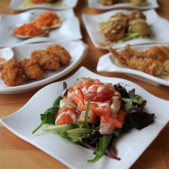 Sushi Taku - Sashimi salad, soft shelled crab legs and fried oysters were my favorites. - Japanese Near Me - Chicago, Illinois Sushi Taku - Sashimi salad, soft shelled crab legs and fried oysters were my favorites. - Japanese Near Me - Chicago, Illinois