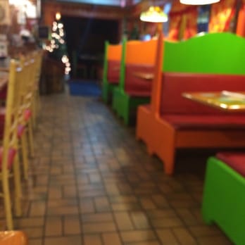 Casa Real - Brightly colored booths - Mexican Near Me - Sandusky, Ohio
