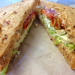Ravenous - Veggy sandwich on granary