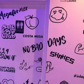 Club Lagree - Wall decor - Pilates Near Me - Costa Mesa, California