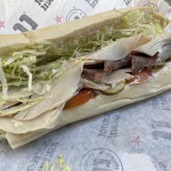 Jimmy John's - #14 the Bootlegger club: turkey and roast beef. Always ask for pickles!