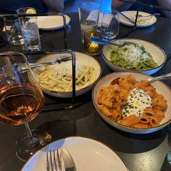 Great Gold - Carbonara, pesto, vodka sauce with burrata pasta dishes. - New American Near Me - Truckee, California Great Gold - Carbonara, pesto, vodka sauce with burrata pasta dishes. - New American Near Me - Truckee, California