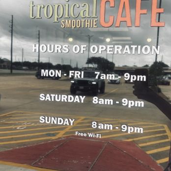 Tropical Smoothie Cafe - Tropical Smoothie Cafe - Juice Bars & Smoothies Near Me - Pearland, Texas Tropical Smoothie Cafe - Tropical Smoothie Cafe - Juice Bars & Smoothies Near Me - Pearland, Texas