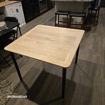 JHGWoodCraft - White Oak Table - Carpenters Near Me