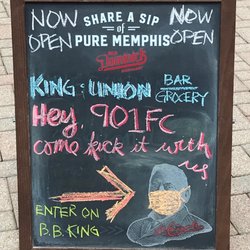King & Union Bar Grocery - We cheer for our neighbor across the street, Memphis 901FC!
