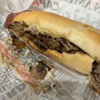 Capriotti's Sandwich Shop - Classic cheesesteak. Flavorful but less mushrooms & onions than Granite Bay shop. +they forgot the sweet peppers. - Sandwiches Near Me - Folsom, California