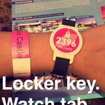 Spa Castle - Key watch for lockers - Massage Near Me - Carrollton, Texas
