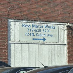Ress Motor Works - Business sign