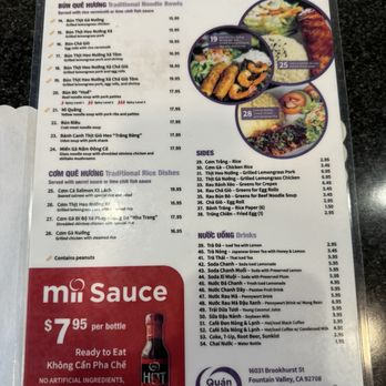 Quan Mii - Menu - Vietnamese Near Me - Fountain Valley, California Quan Mii - Menu - Vietnamese Near Me - Fountain Valley, California