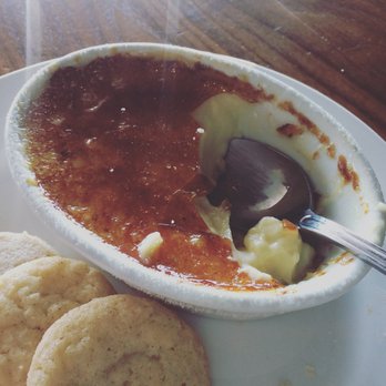 Roots Restaurant and Bar - Creme brulee with little cookies! - New American Near Me - Camas, Washington Roots Restaurant and Bar - Creme brulee with little cookies! - New American Near Me - Camas, Washington