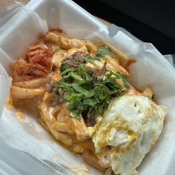 Tastea Vietnamese Grill - Tastea fries w/ egg and meat added - Vietnamese Near Me - Rosenberg, Texas