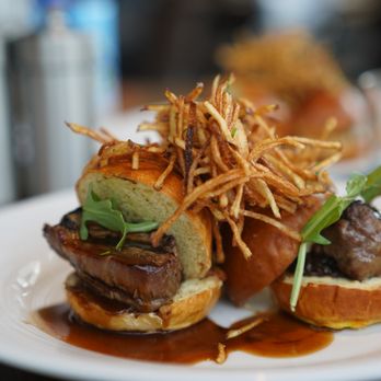 Pinstripes - Tenderloin sliders - Bowling Near Me - North Bethesda, Maryland
