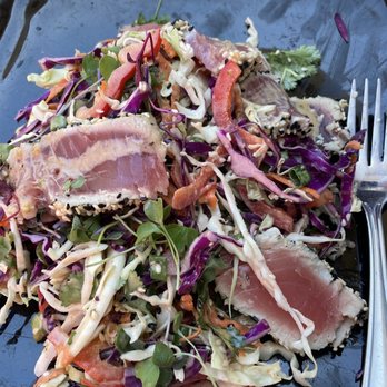 Salt & Pepper - Ahi tuna salad, best dressing!! - American Near Me - Tiburon, California Salt & Pepper - Ahi tuna salad, best dressing!! - American Near Me - Tiburon, California