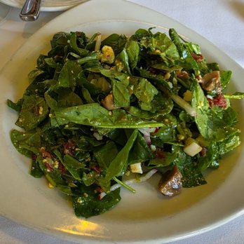 Chart House - Warm spinach salad. - Seafood Near Me - Stateline, Nevada Chart House - Warm spinach salad. - Seafood Near Me - Stateline, Nevada
