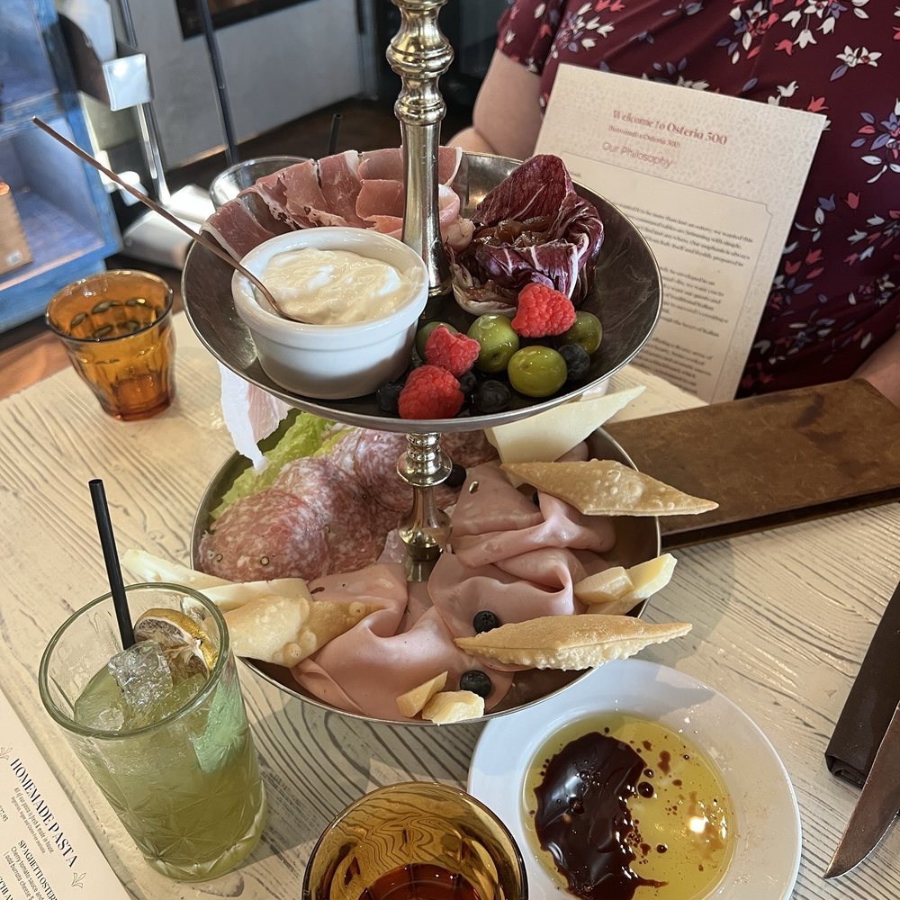 Osteria 500 - Tagliere Misto $26.95 cured meats & cheese board [serves 2] - Italian Near Me - Sarasota, Florida