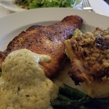 Seared - Pan Seared Atlantic Salmon (first order before opening and finding that over 90 % of it was raw). - Steakhouses Near Me - Albuquerque, New Mexico