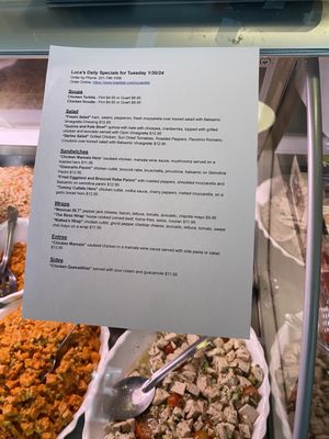 Menu photo 1 Luca's Gourmet Deli Fair Lawn, NJ