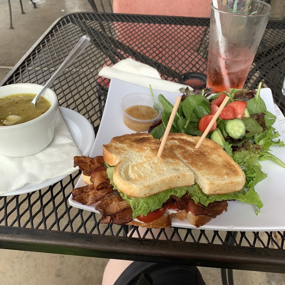 Mirabelle Cafe - Italian wedding soup, Italian soda and my BLTA. So good like I went to Italy and back - Desserts Near Me - Fair Oaks, California