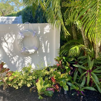 Pristine Landscapes - Pool equipment enclosure has new landscaping - Landscaping Near Me - Parkland, Florida