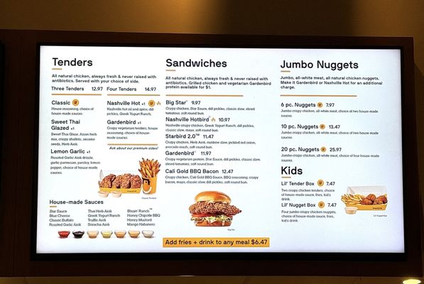 Menu photo 2 Starbird Chicken Campbell, CA