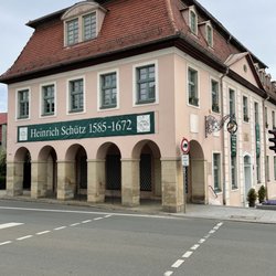 Heinrich-Schütz- Haus Bad Köstritz - ... Blick auf das Haus ...