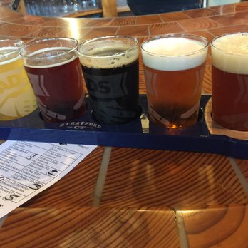 Two Roads Brewing - Make your own flight - Breweries Near Me - Stratford, Connecticut