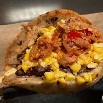 Velvet Taco - brisket burger (taco) - New American Near Me - Chicago, Illinois Velvet Taco - brisket burger (taco) - New American Near Me - Chicago, Illinois