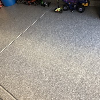 Perkins Custom Coatings - 18 months later, occasional washing, still looks new, love it - Flooring Near Me - San Diego, California Perkins Custom Coatings - 18 months later, occasional washing, still looks new, love it - Flooring Near Me - San Diego, California