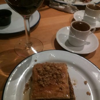 Kentro Greek Kitchen - Walnut Baklava, sweet dark Greek coffee - Greek Near Me - Fullerton, California Kentro Greek Kitchen - Walnut Baklava, sweet dark Greek coffee - Greek Near Me - Fullerton, California