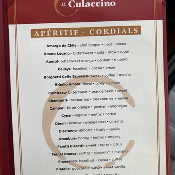 IL CULACCINO - Updated June 2025 - 400 Photos & 283 Reviews - 2134 S