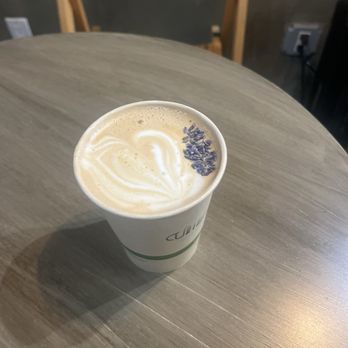 Urban Backyard - Lavender Latte (i messed up the heart, it looked perfect when i got it LOL) - Coffee & Tea Near Me - New York, New York Urban Backyard - Lavender Latte (i messed up the heart, it looked perfect when i got it LOL) - Coffee & Tea Near Me - New York, New York