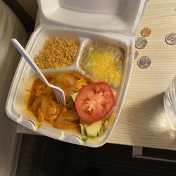 Rubalcaba Taco Shop - Camarones a la diabla (shrimp with spicy red sauce)