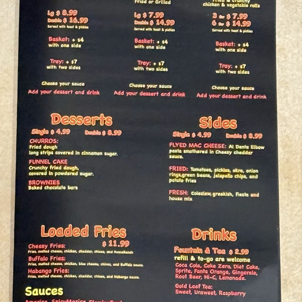 Flyed Chicken - Menu. - Chicken Wings Near Me - Jacksonville, Florida Flyed Chicken - Menu. - Chicken Wings Near Me - Jacksonville, Florida