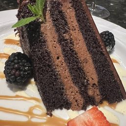 Double Dark Chocolate Mousse Cake