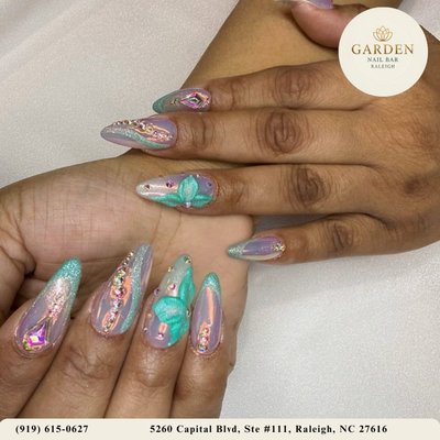 Custom Full Sets! - Step into relaxation at Garden Nail Bar, where your nail dreams blossom! We specialize in Custom Full Sets—artfully designed just for you. From bold designs to subtle elegance, our skilled technicians use the latest techniques and premium products to bring your unique vision to life. Enjoy a beautiful, clean environment and personalized service that makes every visit extraordinary. Custom Full Sets! - Step into relaxation at Garden Nail Bar, where your nail dreams blossom! We specialize in Custom Full Sets—artfully designed just for you. From bold designs to subtle elegance, our skilled technicians use the latest techniques and premium products to bring your unique vision to life. Enjoy a beautiful, clean environment and personalized service that makes every visit extraordinary.