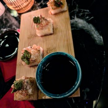 Valedor - CILANTRO LIME CRISPY RICE: | 10 Spicy salmon tuna Sesame | Chile de arbol | | Avocado | Yuzu - Cocktail Bars Near Me - Chicago, Illinois