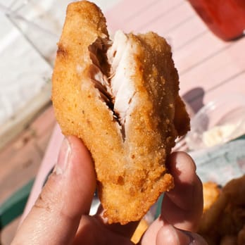 Buoy One - Riverhead - The inside of the fried fish. - Seafood Near Me - Riverhead, New York