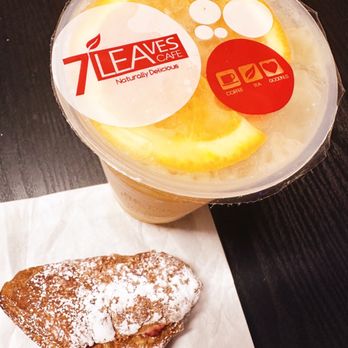7 Leaves Cafe - Orange Dream drink for a limited time only! It is so good!!! A must try drink! So refreshing for the summer! - Coffee & Tea Near Me - Fountain Valley, California