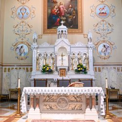 Holy Family Church - The beautiful sanctuary at Holy Family.
