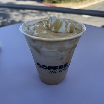 Coffee, Mi Amor - Iced Butterscotch Cream Top Latte - Cafes Near Me - Chatsworth, California Coffee, Mi Amor - Iced Butterscotch Cream Top Latte - Cafes Near Me - Chatsworth, California