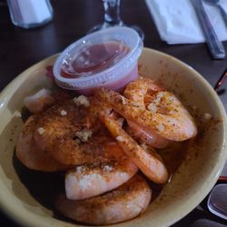 Kens Bar Liquors - Ken's version of shrimp cocktail. These are sauteed!