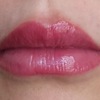 Everyday Beauty by Nice Stacey - Lip blush. With gloss, after touch up (1 week after getting touch up done). It'll fade more.... - Permanent Makeup Near Me - San Gabriel , California