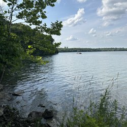 Fleming Park - Beautiful clouds over a sunny day on the lake