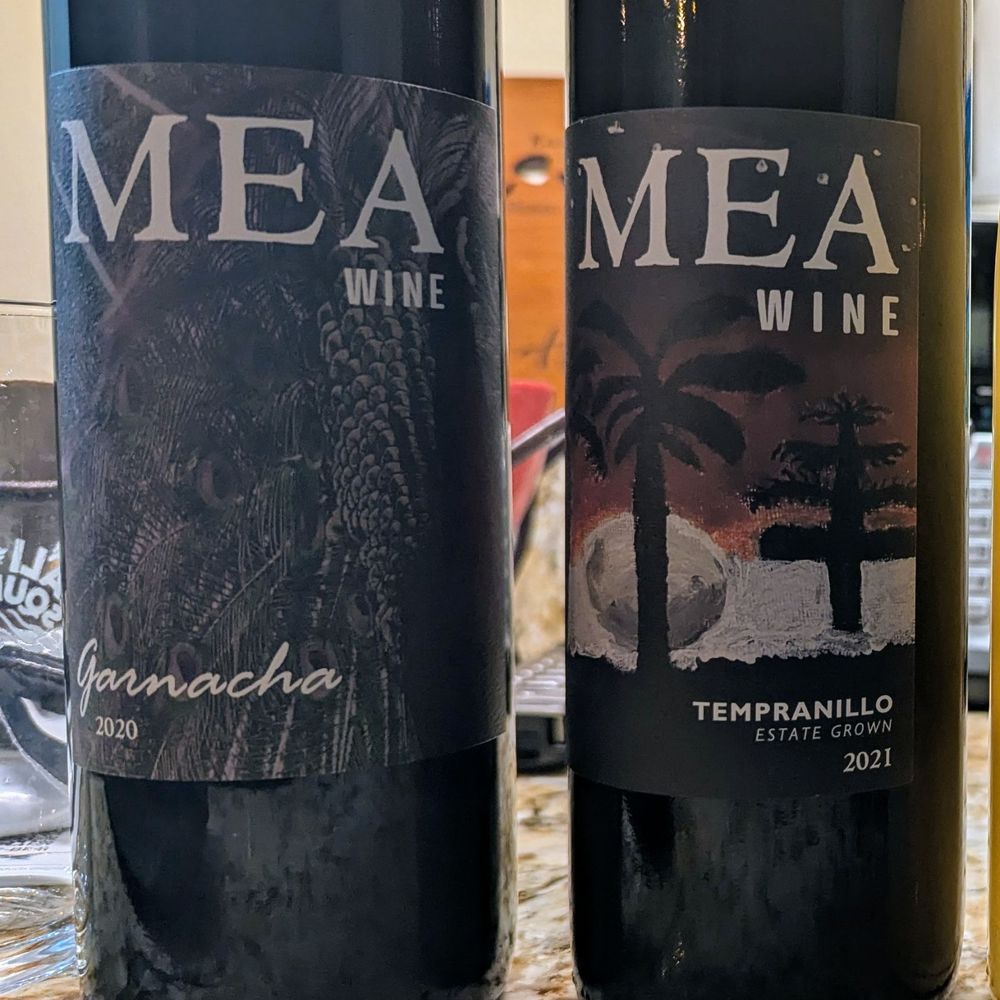 MEA Wine - MEA Granacha & Tempranillo bottles from our last visit. - Wine Tasting Room Near Me - Atascadero, California MEA Wine - MEA Granacha & Tempranillo bottles from our last visit. - Wine Tasting Room Near Me - Atascadero, California