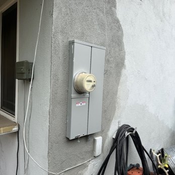 Knn Electric - After stucco patching - Electricians Near Me