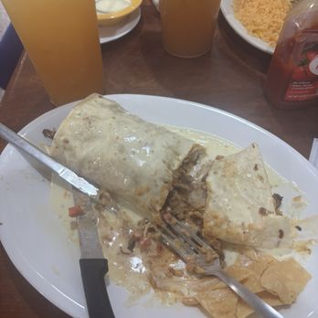 La Jalisco Taco Shop - Jalisco Burrito with mushrooms , so good - Mexican Near Me - Dumas, Arkansas