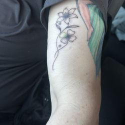 Matching memorial tattoos