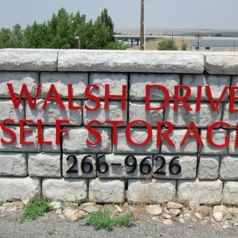 Walsh Drive Self Storage & Interstate Storage Solutions - Sign as seen from Walsh Drive - Self Storage Near Me - Casper, Wyoming Walsh Drive Self Storage & Interstate Storage Solutions - Sign as seen from Walsh Drive - Self Storage Near Me - Casper, Wyoming