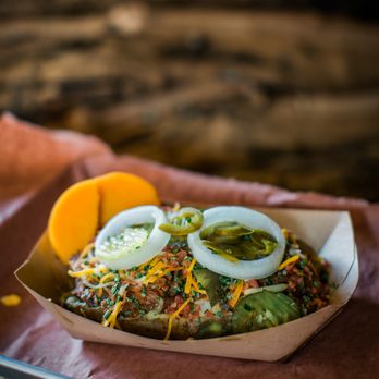 Doc's BBQ - Loaded baked potato - Barbeque Near Me - Crockett, Texas